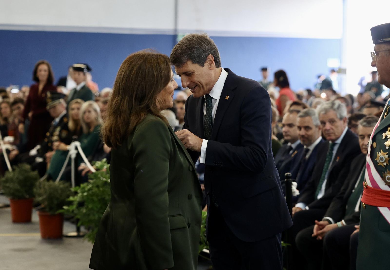 Celebración del día del Pilar en la Guardia Civil
