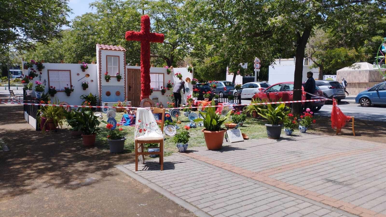 Cruz en el barrio de la Cruz.