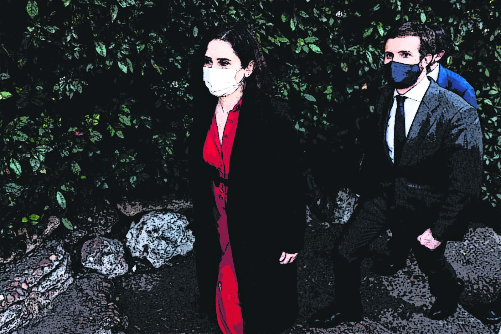 Isabel Díaz Ayuso y Pablo Casado.