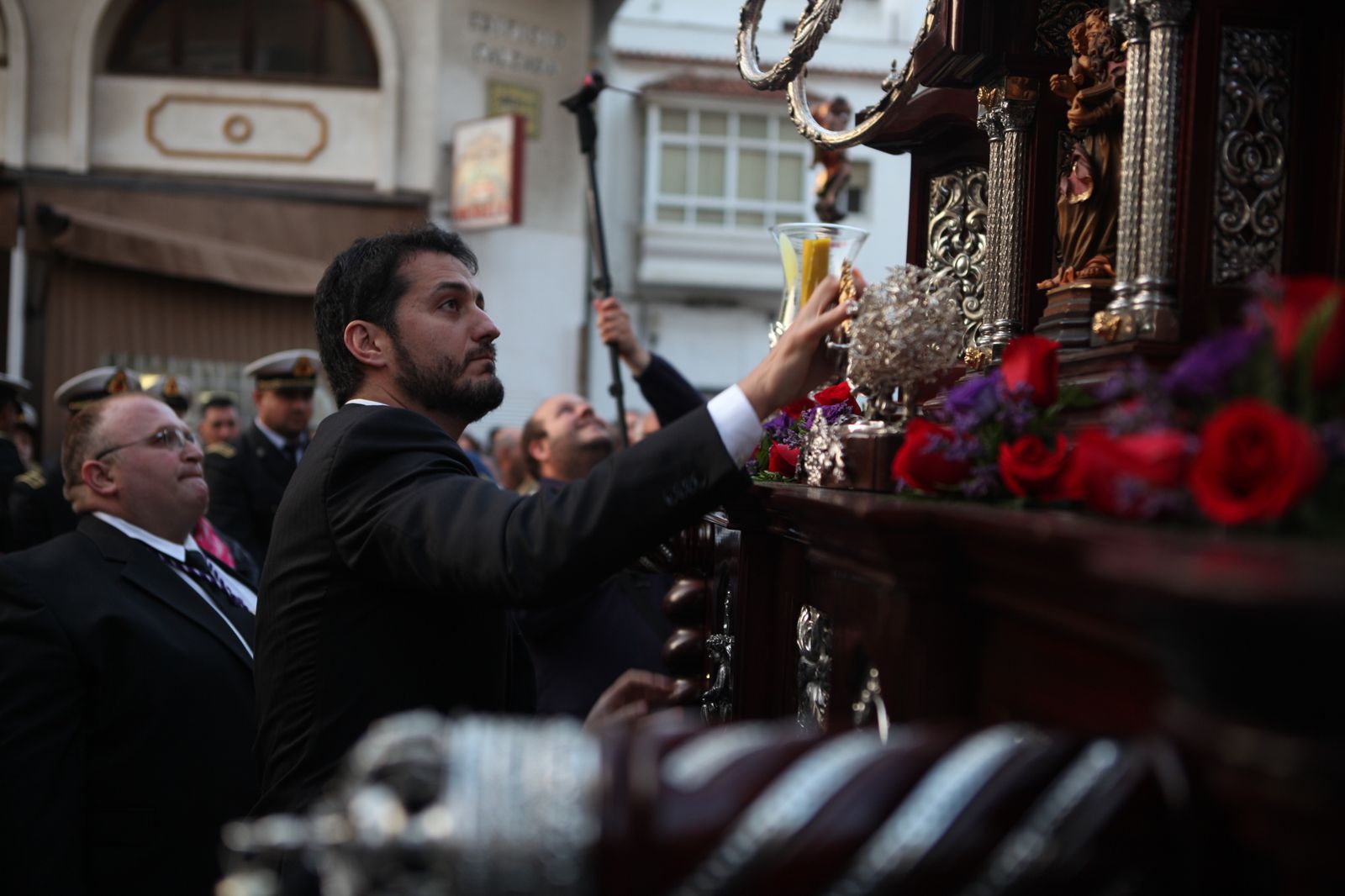 Imágenes del Lunes Santo en la comarca