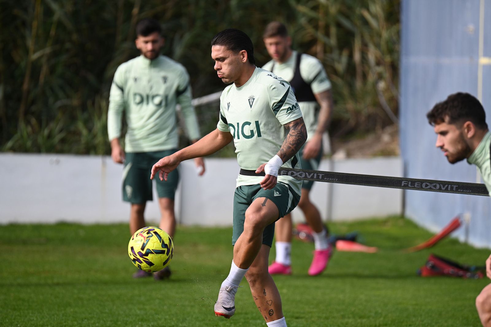 Brian Ocampo en la sesión del martes.