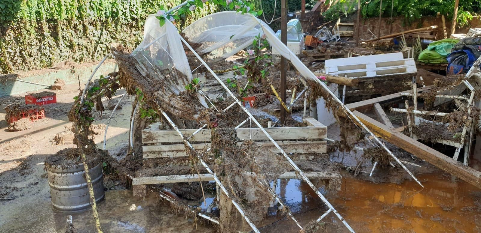 Las imágenes del día después tras la tromba de agua en Campotéjar