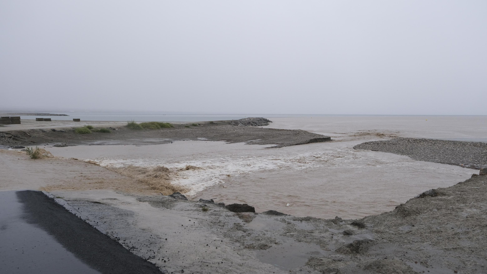 Vuelve a salir el Río Andarax en Almería