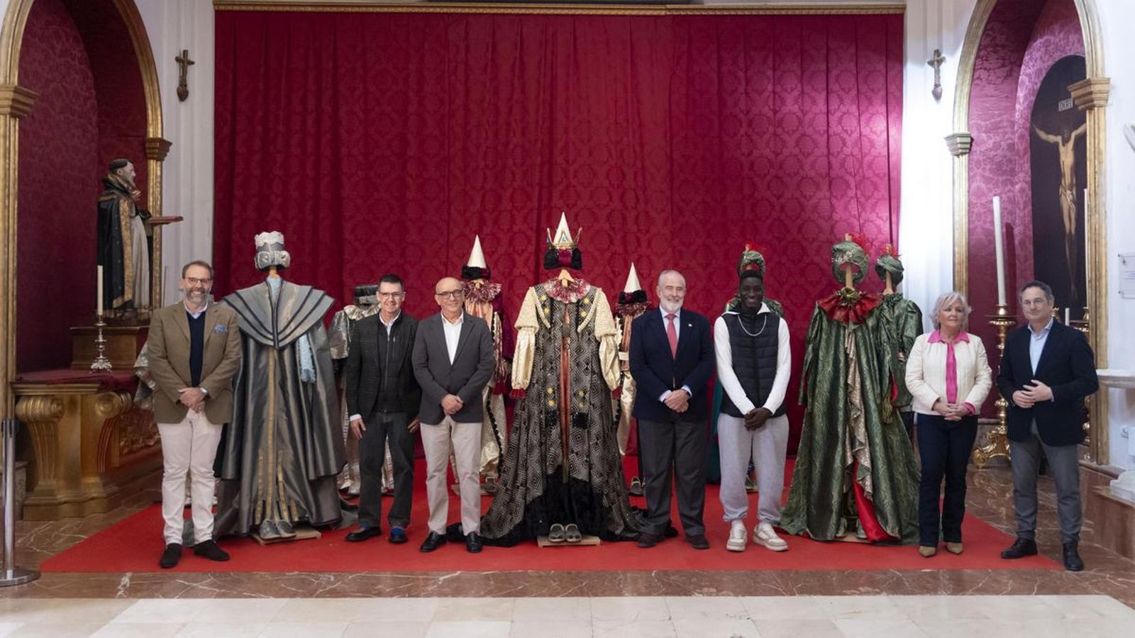 La presentación de los trajes de los Reyes Magos de Málaga.