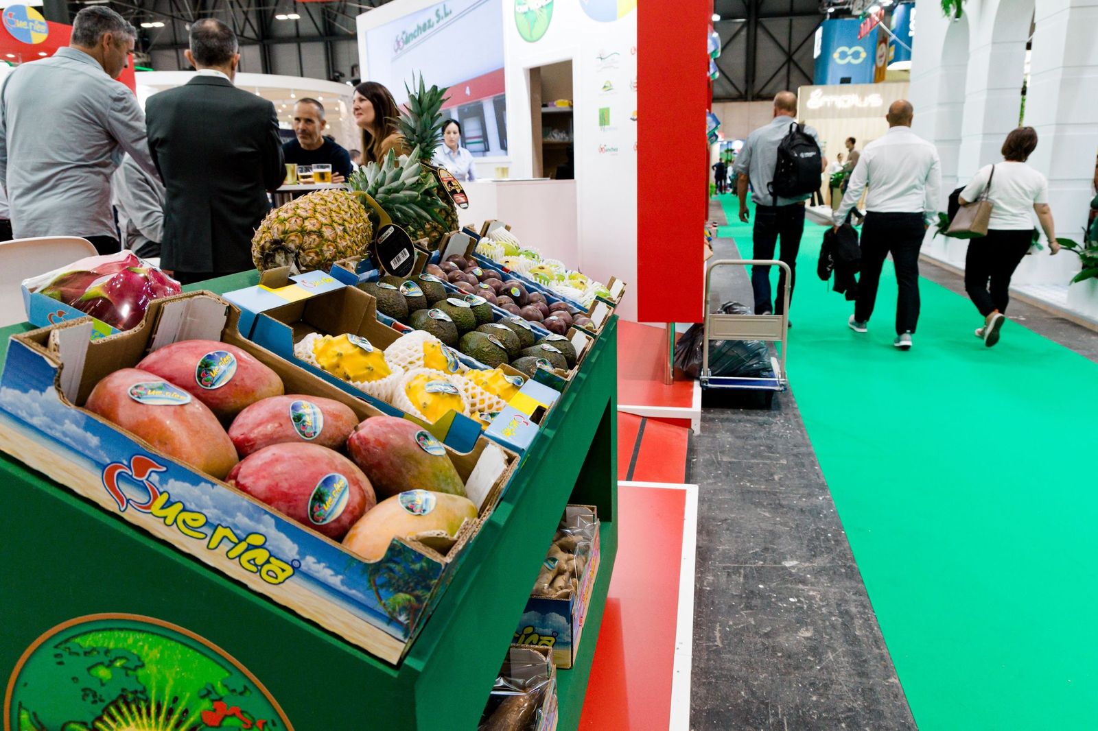 Frutas y verduras expuestas durante la inauguración de Fruit Attraction 2025