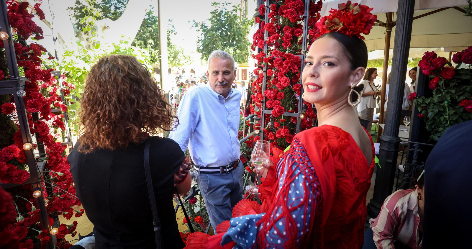 Imágenes del ambiente el lunes en la Feria de Jerez 2024