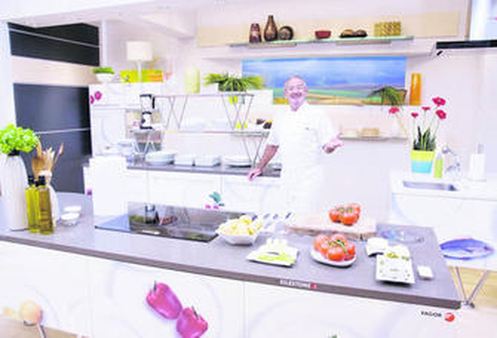 Karlos Arguiñano comenzó la nueva temporada de su programa con Silestone.