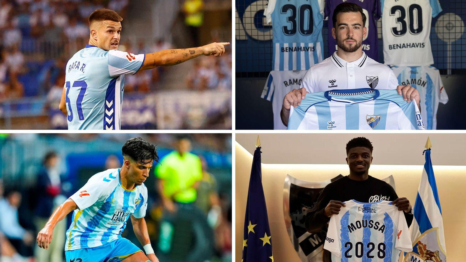 Rafa Rodríguez, Ramón, Haitam y Moussa.