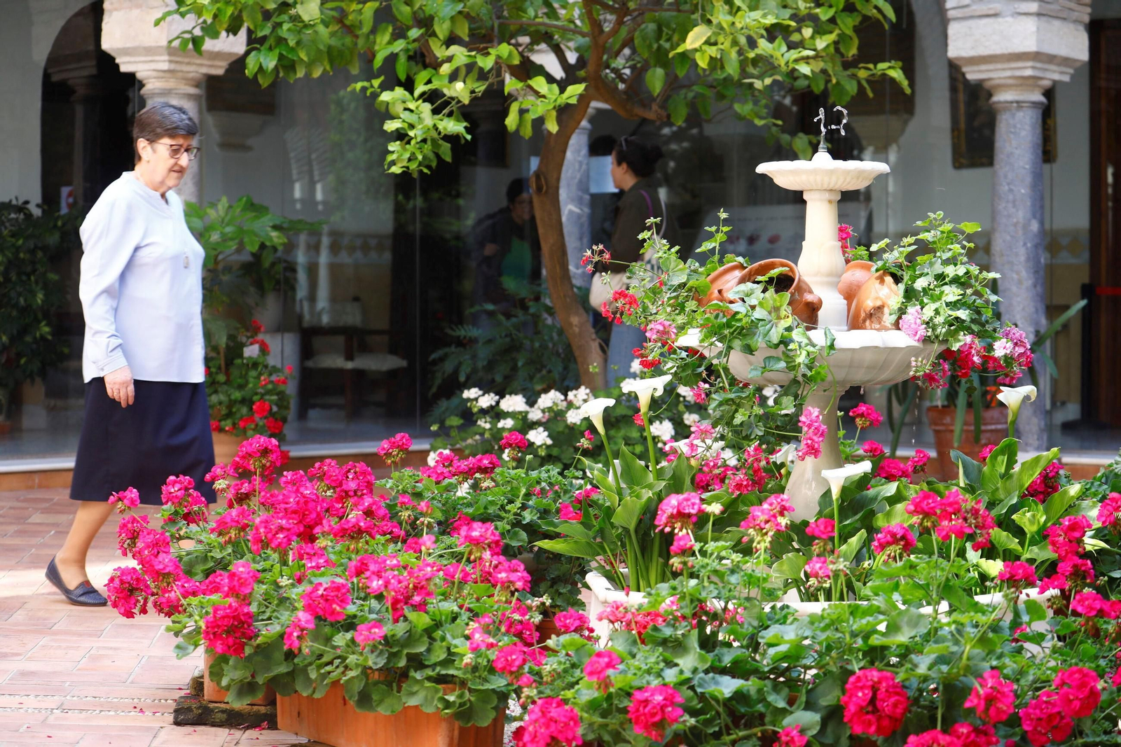 Patio del colegio Nuestra Señora de la Piedad.
