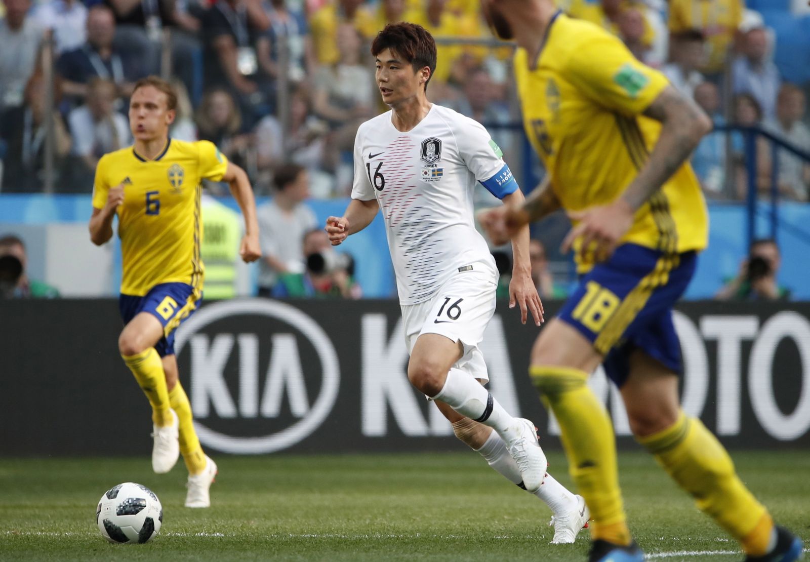 Las imágenes del Suecia-Corea del Sur