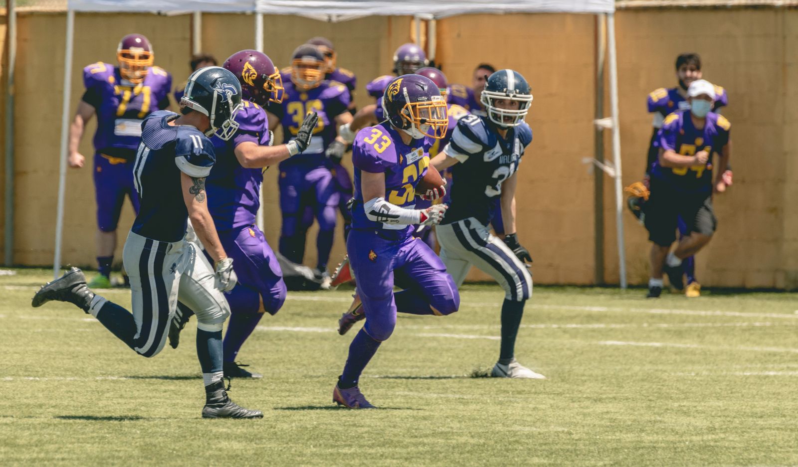 Fotografía del último duelo entre Linces y Corsairs.