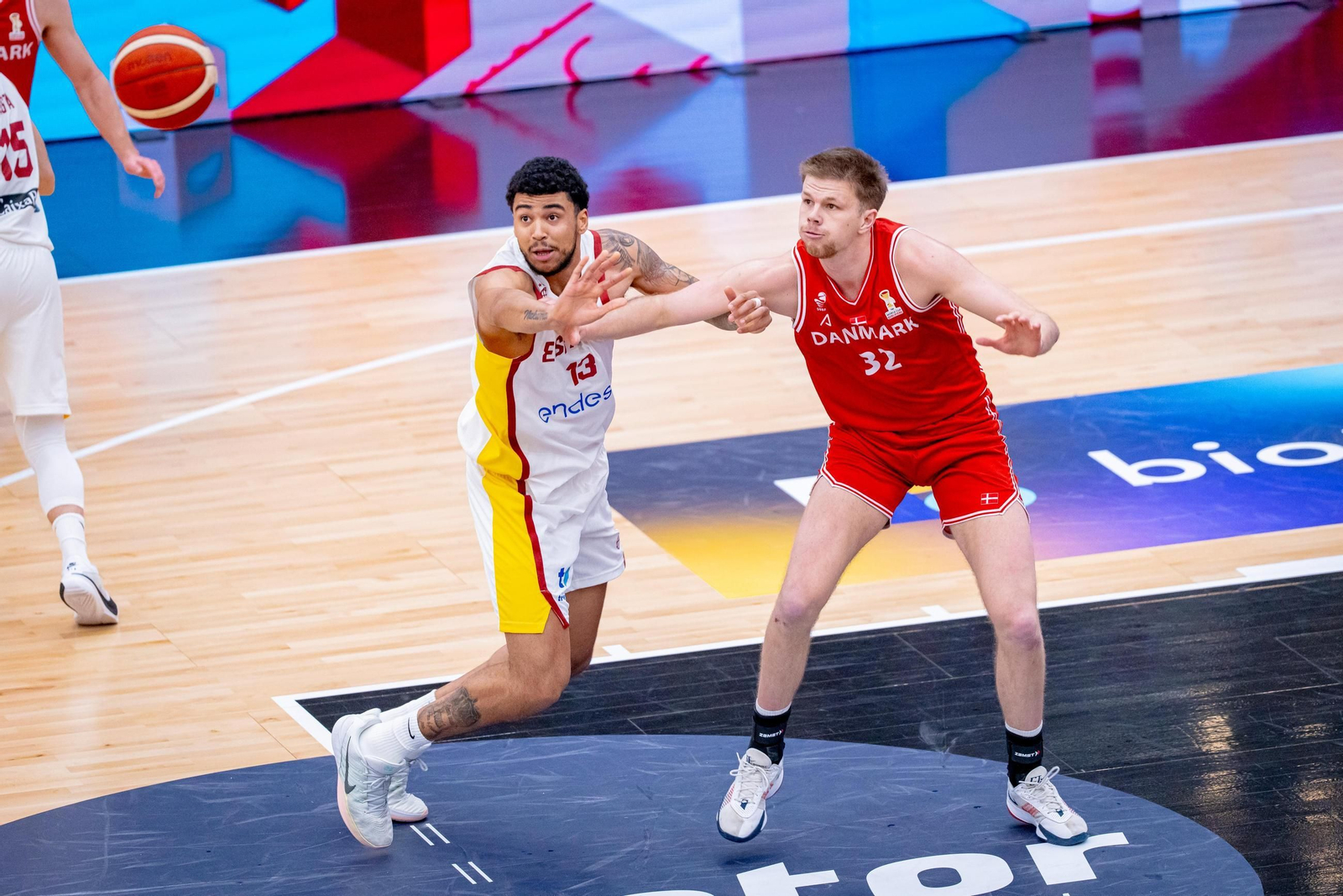 Las mejores fotos del Dinamarca-España de baloncesto