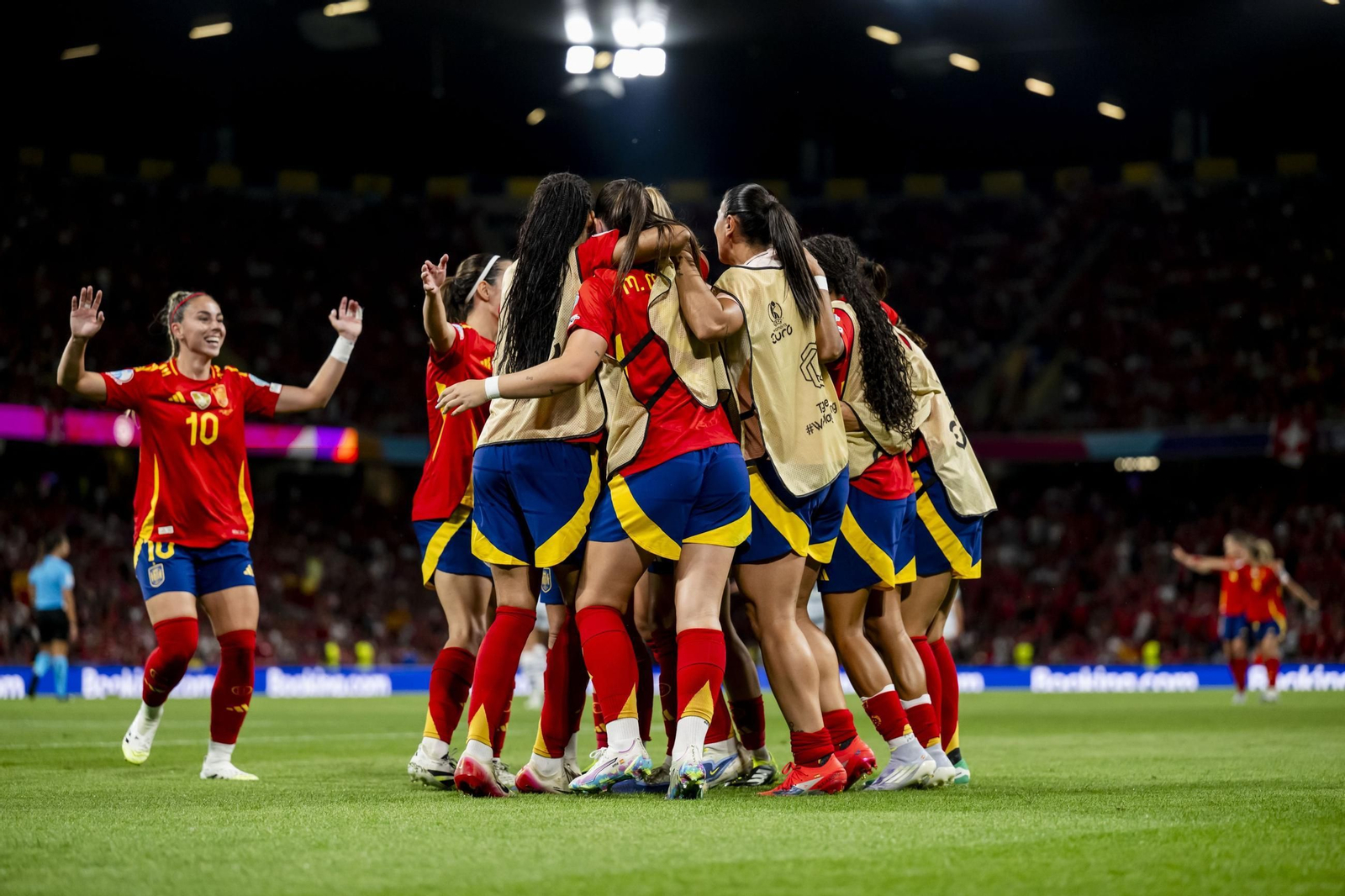 Las mejores fotos del España-Suiza en la Eurocopa femenina