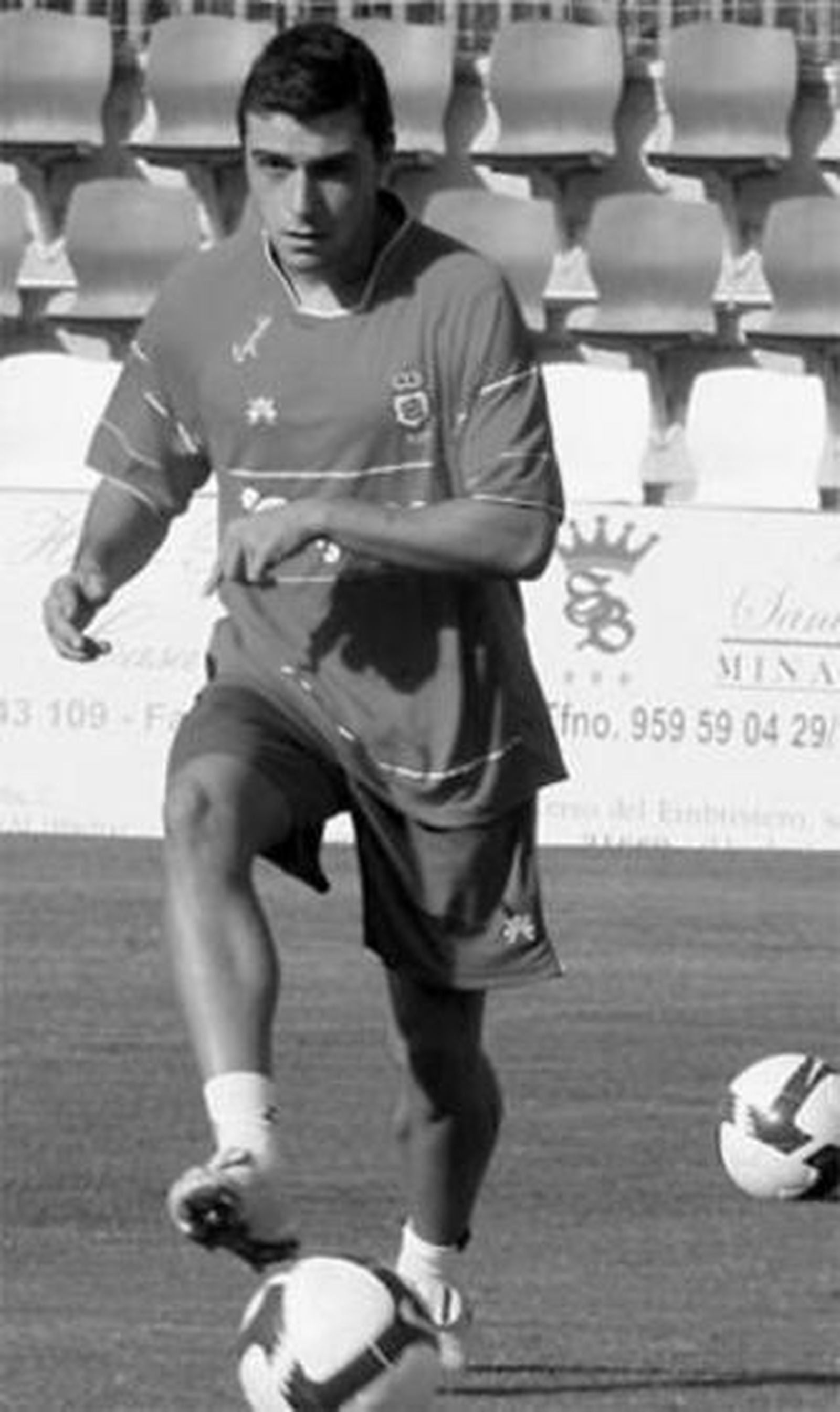 Adrián Colunga se entrena.