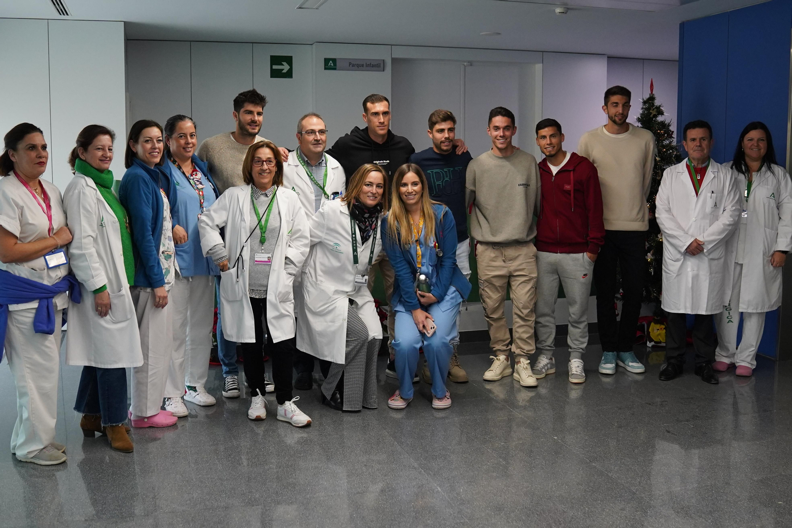 Melero, Fernando, Pozo, Arribas, Robertone y Édgar han sido los jugadores presentes en Torrecárdenas.