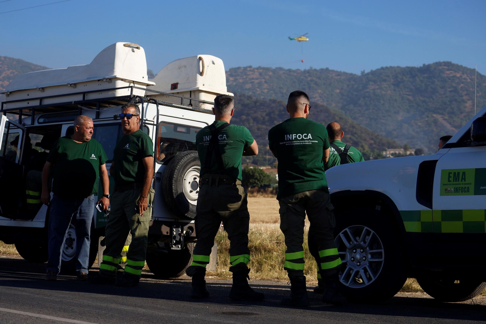 Las imágenes del incendio forestal de la Sierra de Córdoba