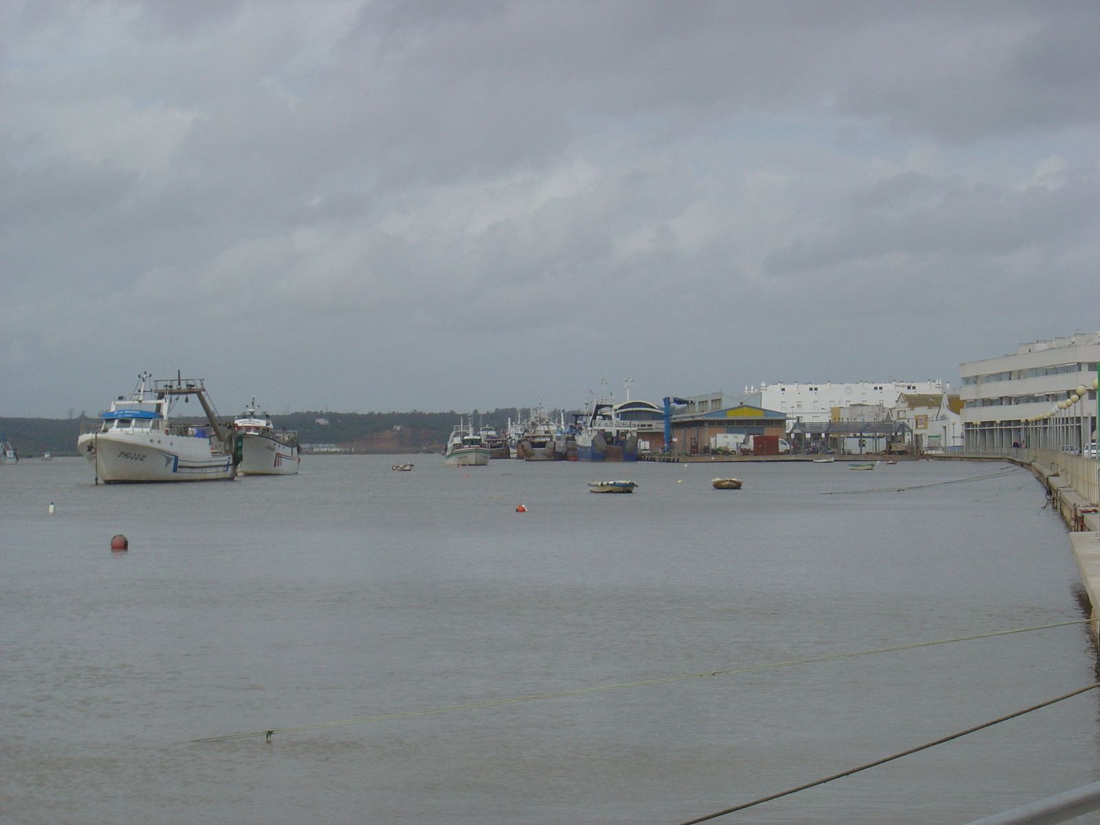 Vista del Puerto de Isla Cristina.