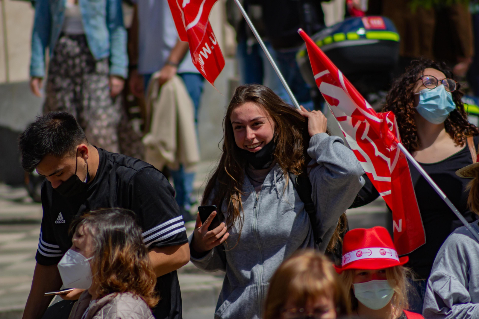 Fotos: Manifestación del 1º de Mayo en Granada