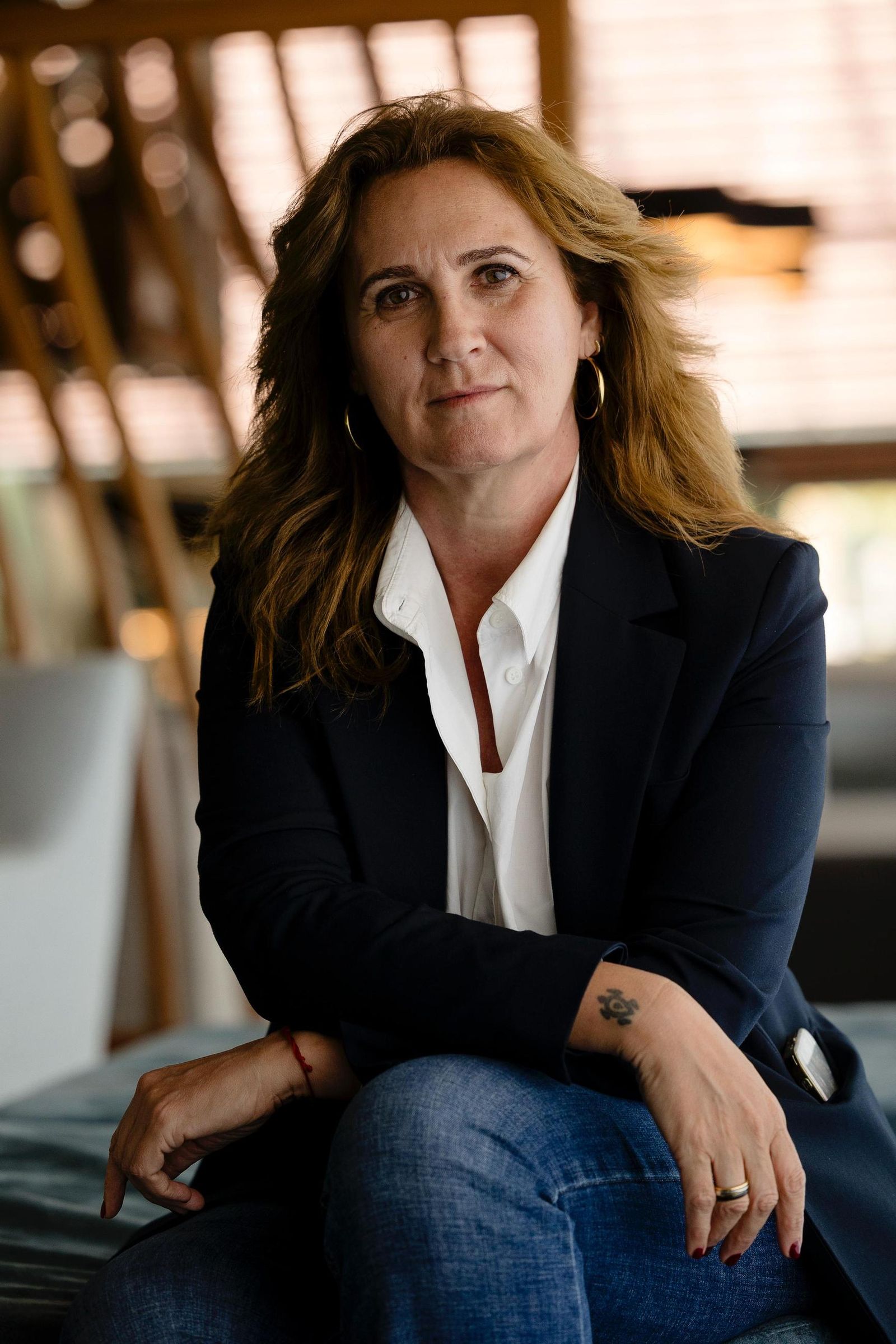 La eurodiputada de Sumar Galán, en Cádiz.