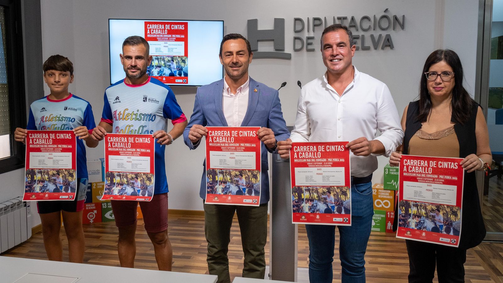 Presentación de la Carrera de Cintas a Caballo en la Diputación de Huelva Presentación de la Carrera de Cintas a Caballo en la Diputación de Huelva