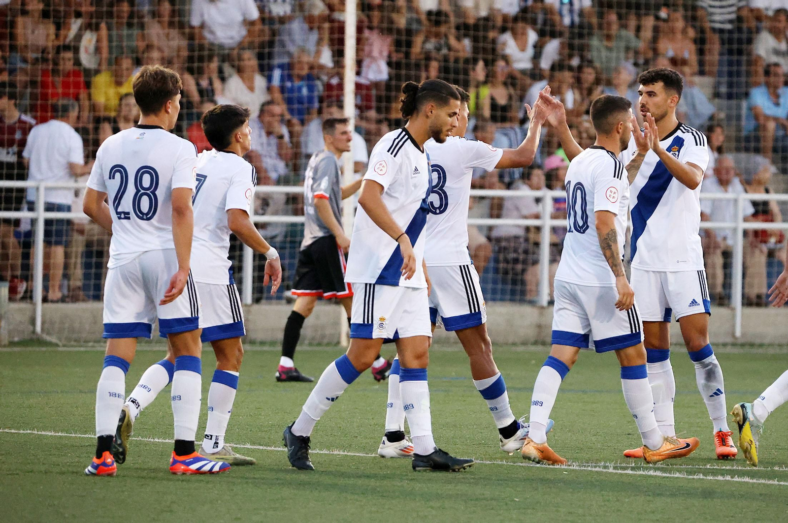 Imágenes del CD Rociana-Recreativo de Huelva en el I Memorial 'Fuente Clara Cabrera Mateos'