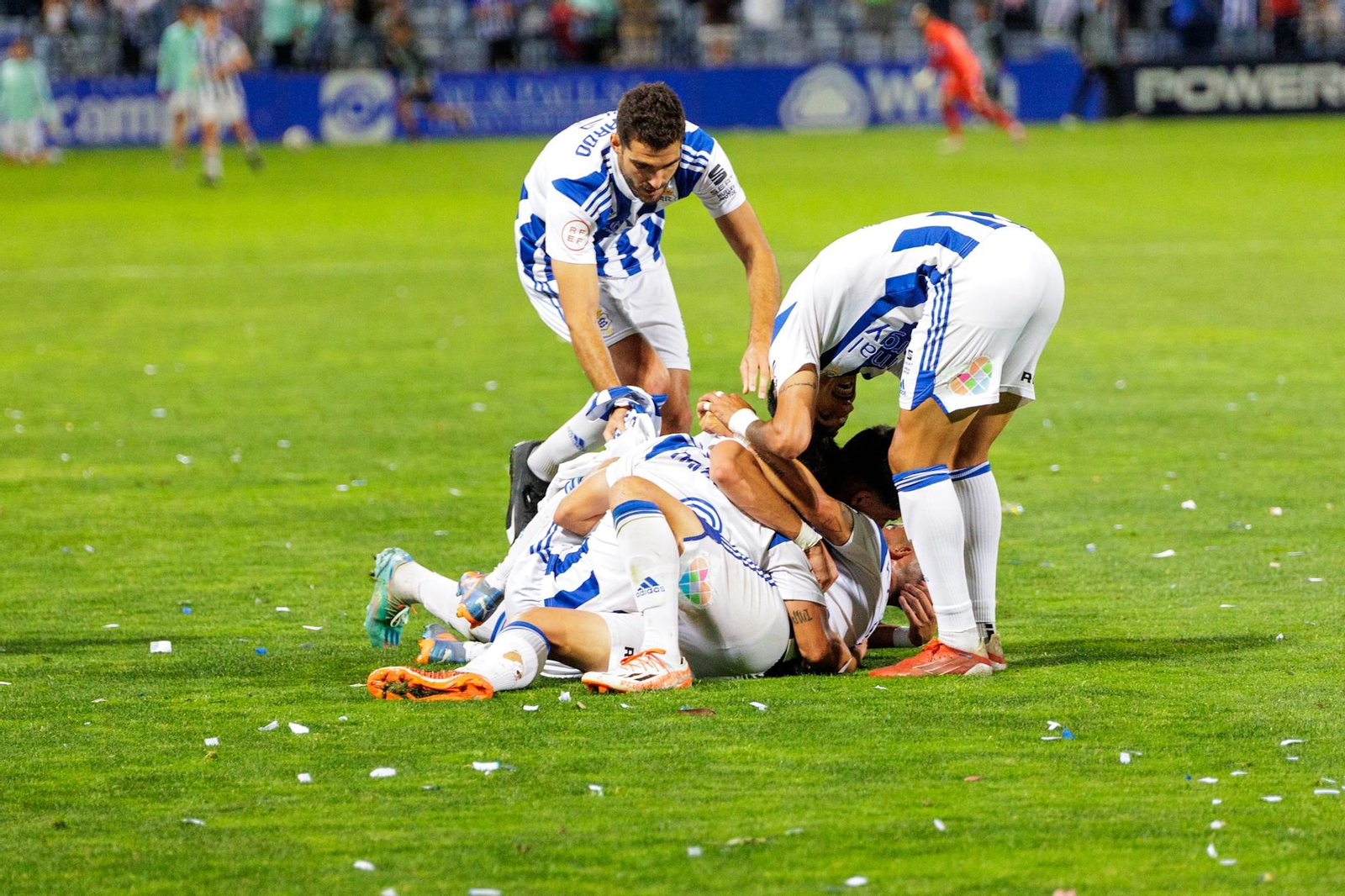 Imágenes del partido entre el Recre y la Segoviana