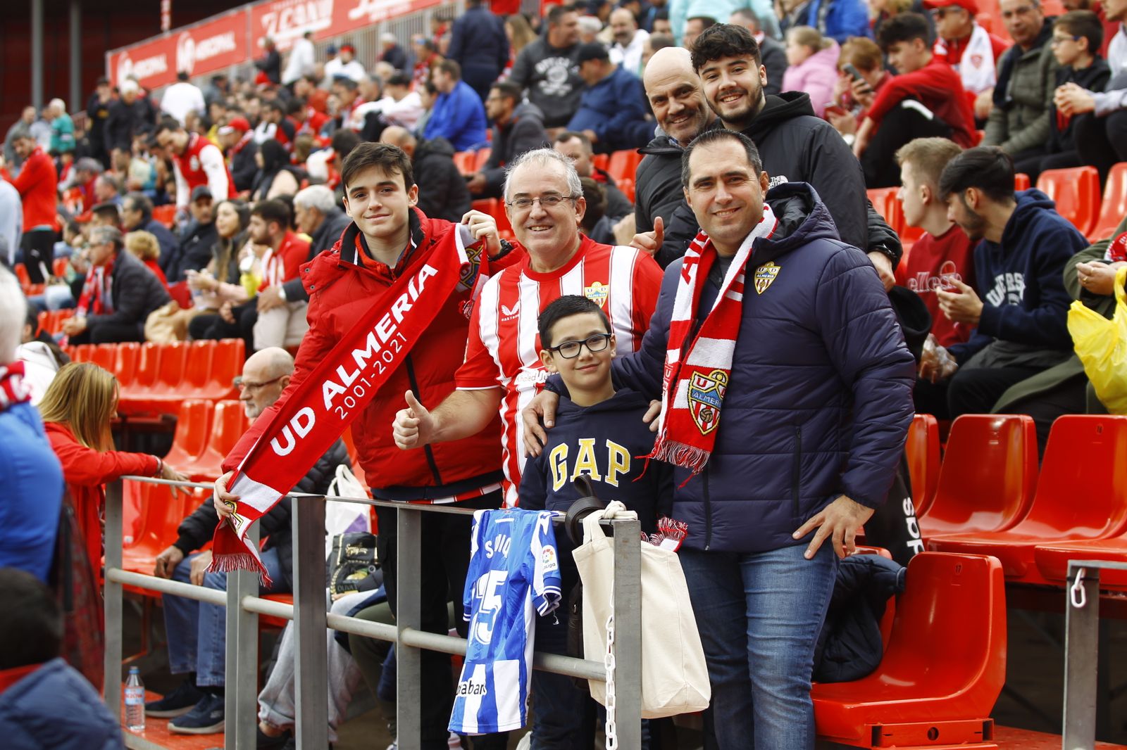 Imágenes del partido U.D. Almería-Real Sociedad