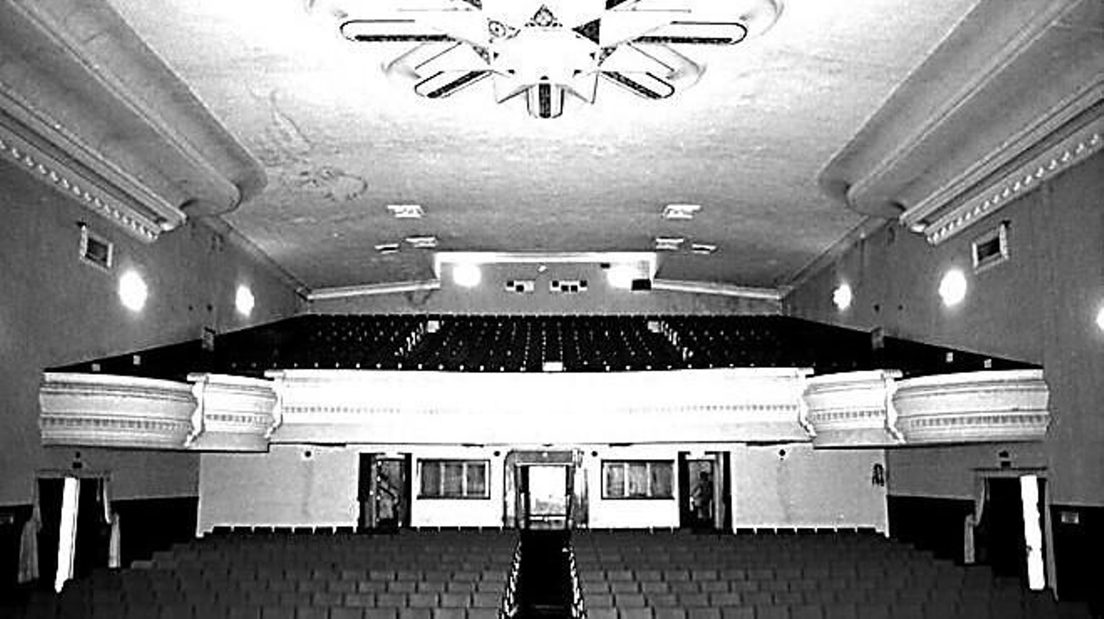 Antigua decoración del Cine Florida.