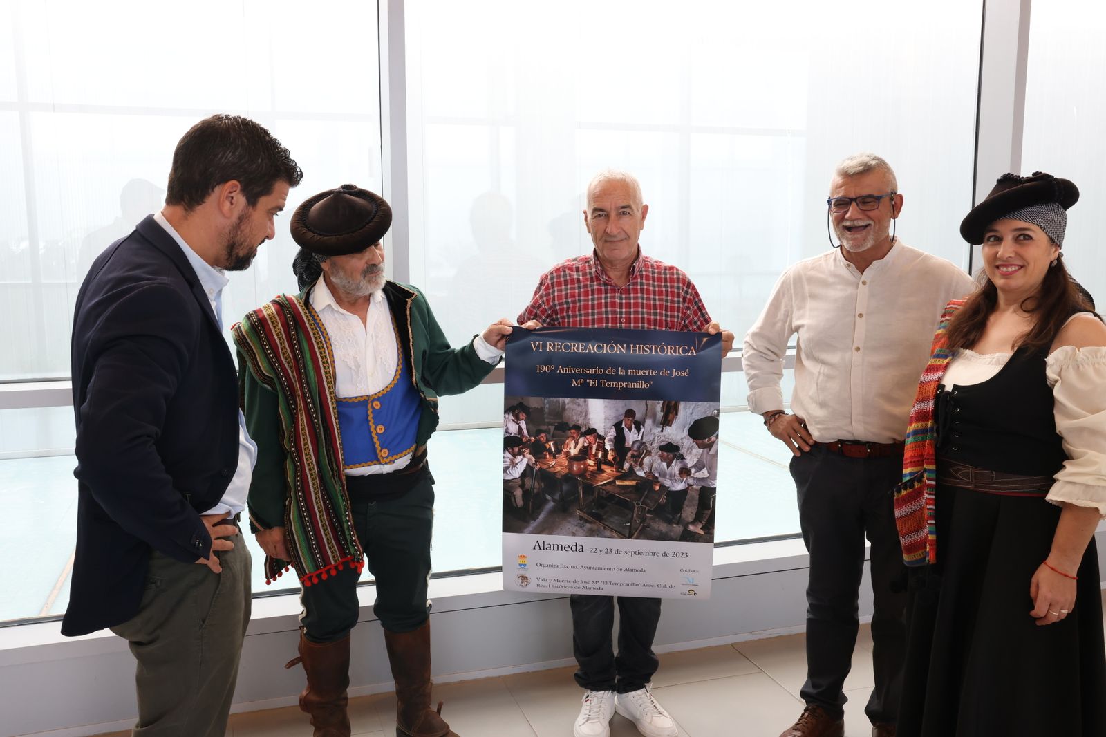 Presentación del homenaje al bandolero 'El Tempranillo' en Alameda.