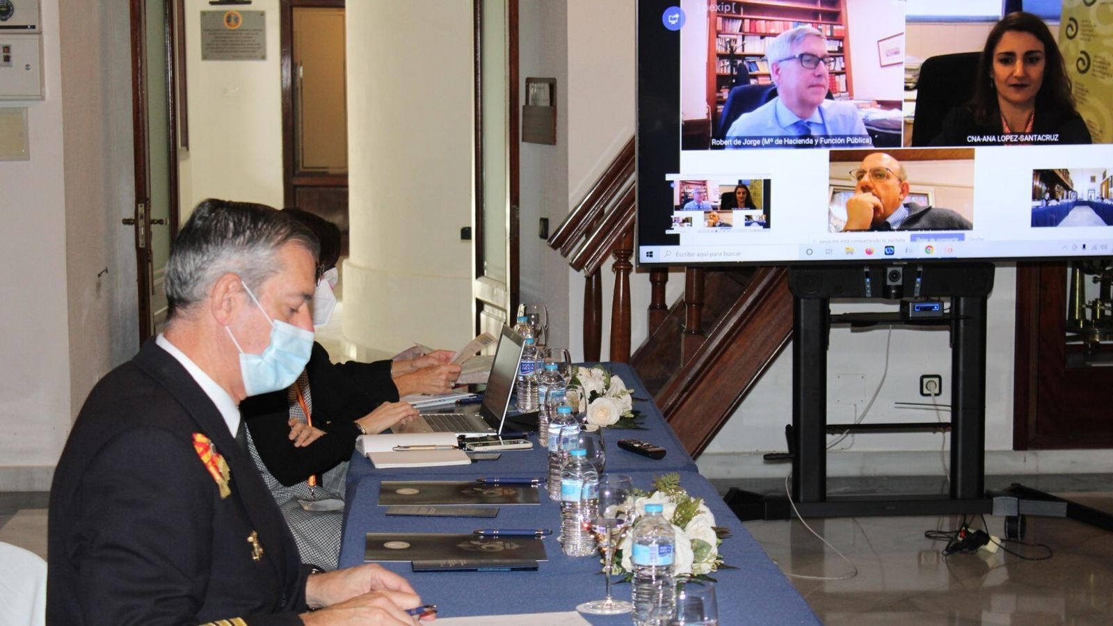 Reunión del Consejo Superior de Metrología en el contexto del 50 aniversario de la Sección de Hora del Observatorio de la Armada.  Mar