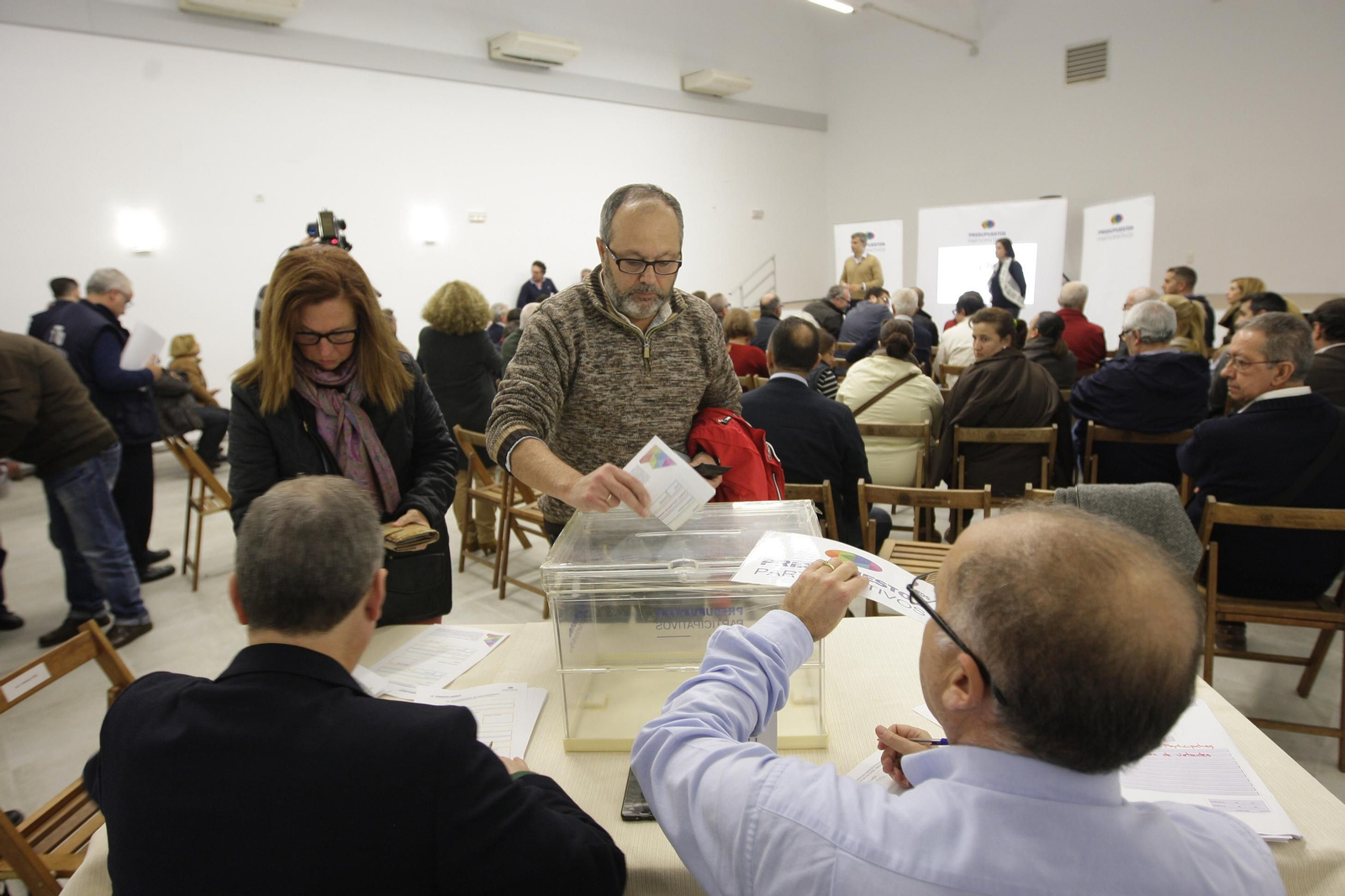 Imagen de una de las asambleas ciudadanas celebradas en la última campaña de los presupuestos participativos.