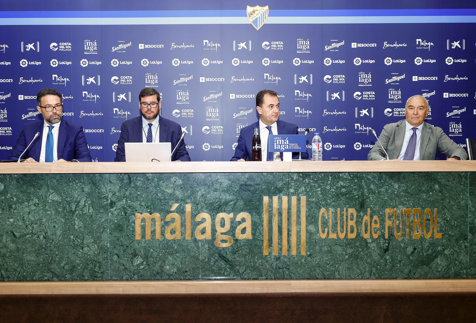 Miembros que presidieron la Junta de Accionistas del Málaga CF. Miembros que presidieron la Junta de Accionistas del Málaga CF.