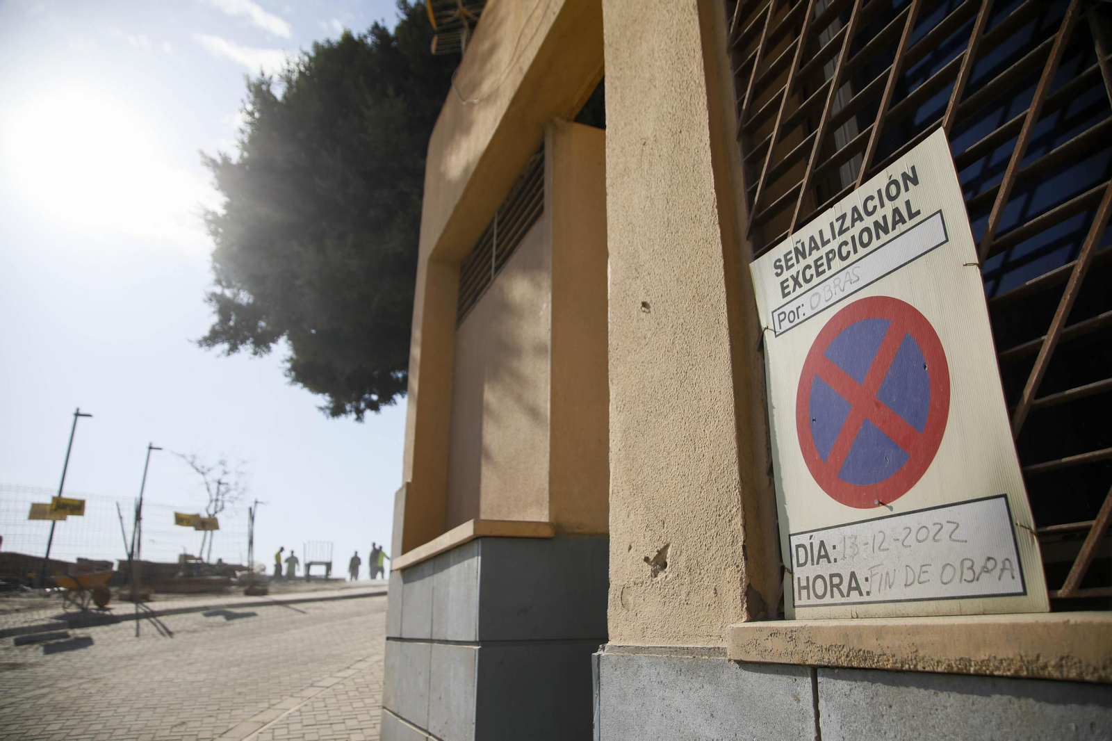 Las imágenes de los escombros en las obras de San Cristóbal de Almería