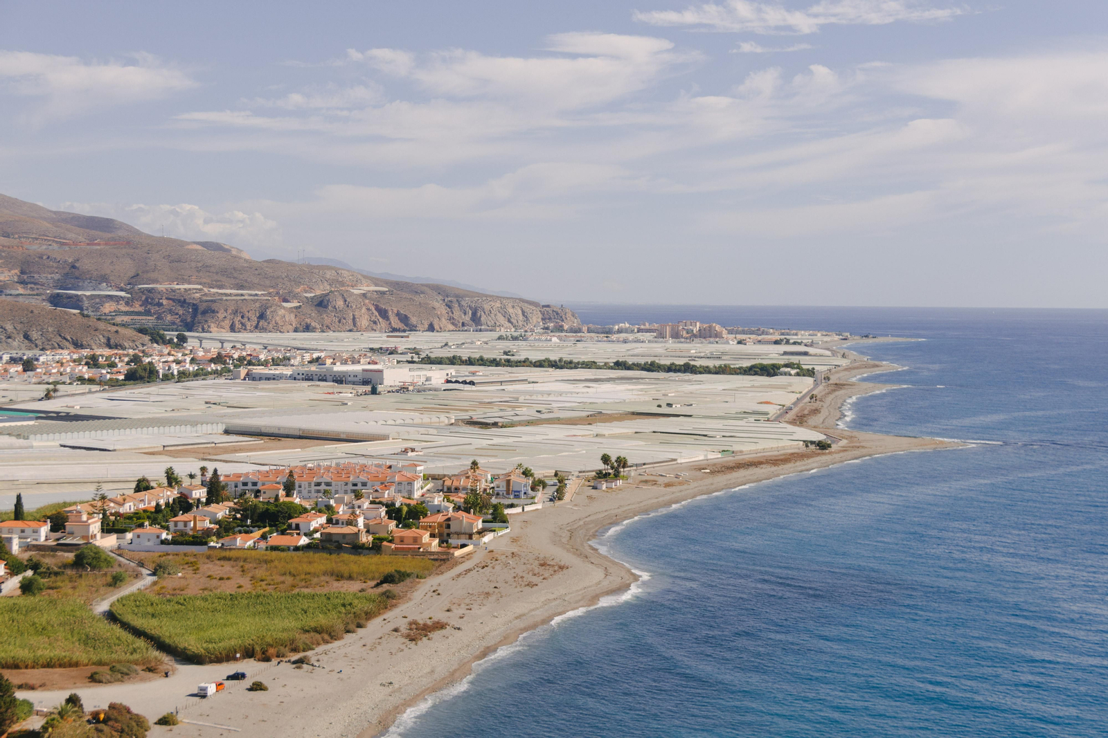 Imágen de archivo de invernadero de Carchuna-Calahonda