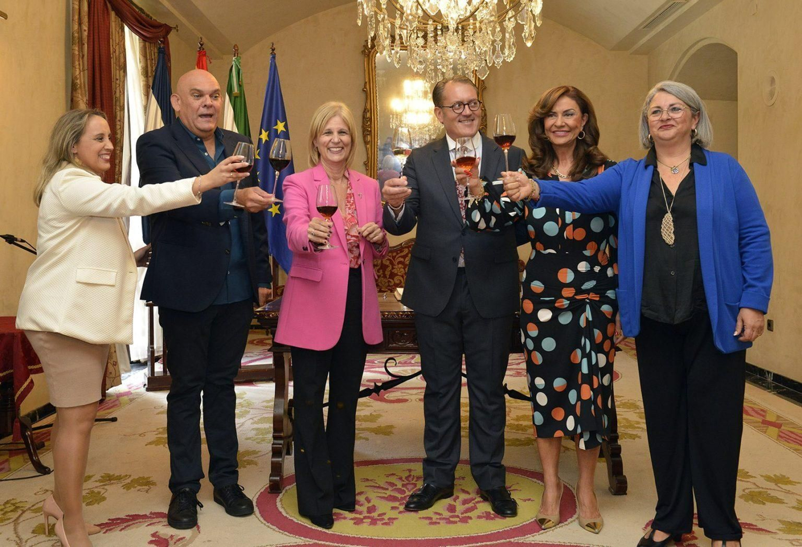 Una imagen de los Reyes Magos, en el acto de presentación.