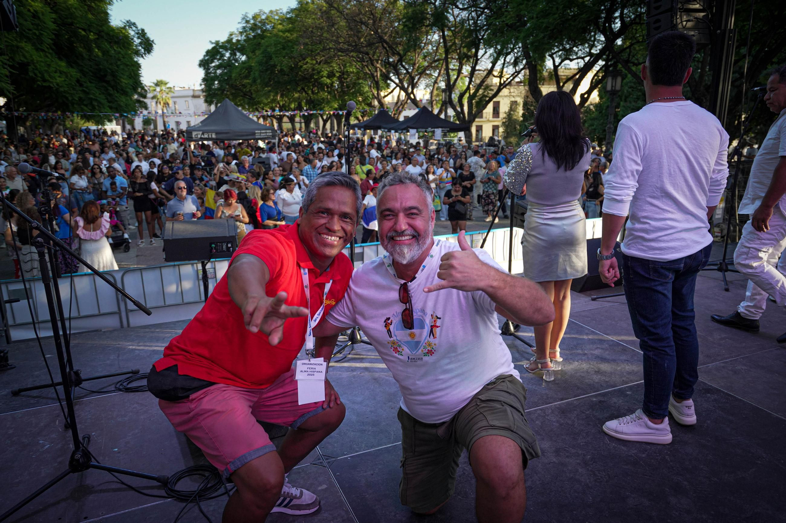 Imágenes de la fiesta Alma Hispana y la Noche Azul y Blanca en Jerez
