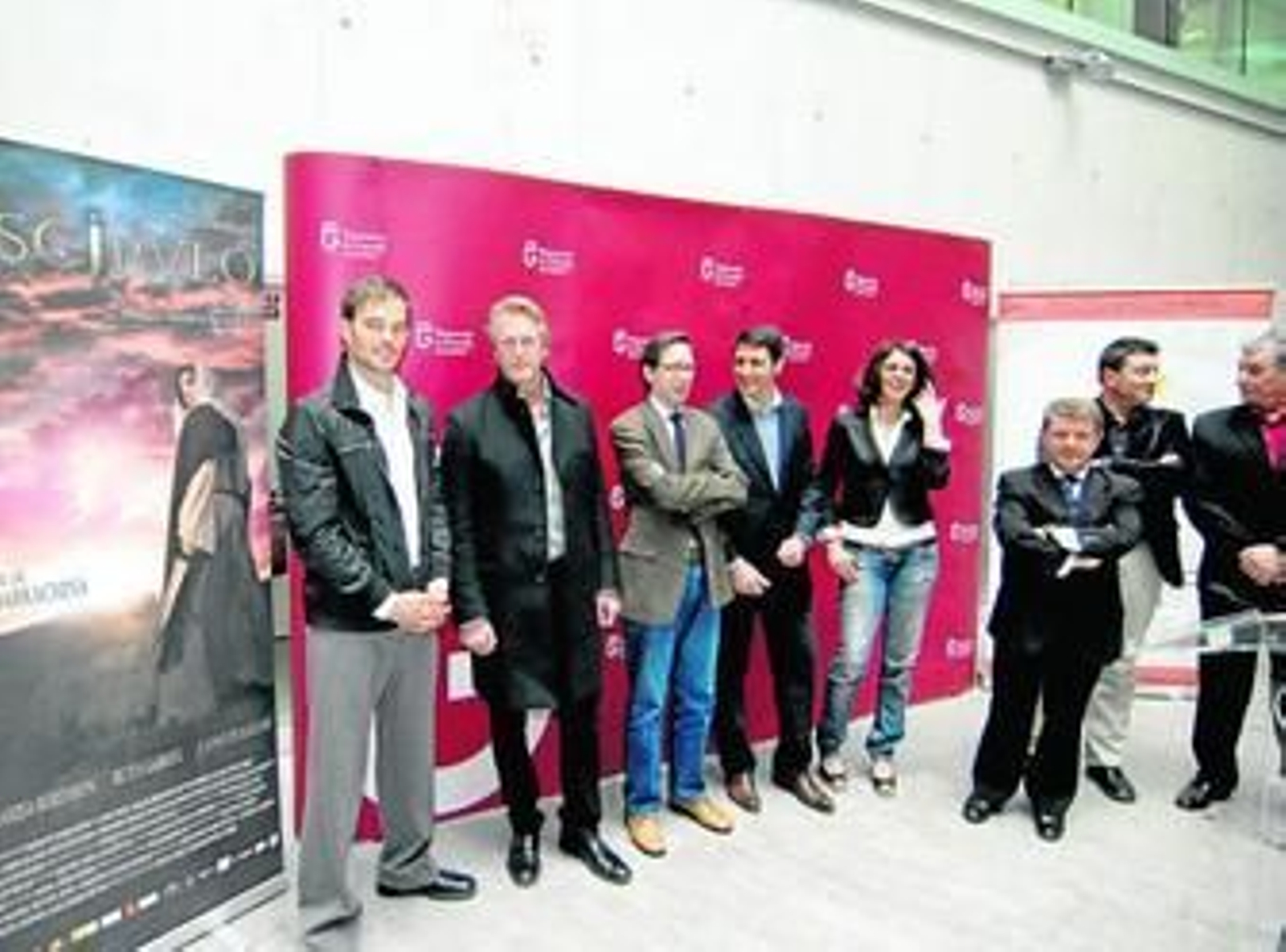 Presentación de 'El discípulo', ayer, en Granada.