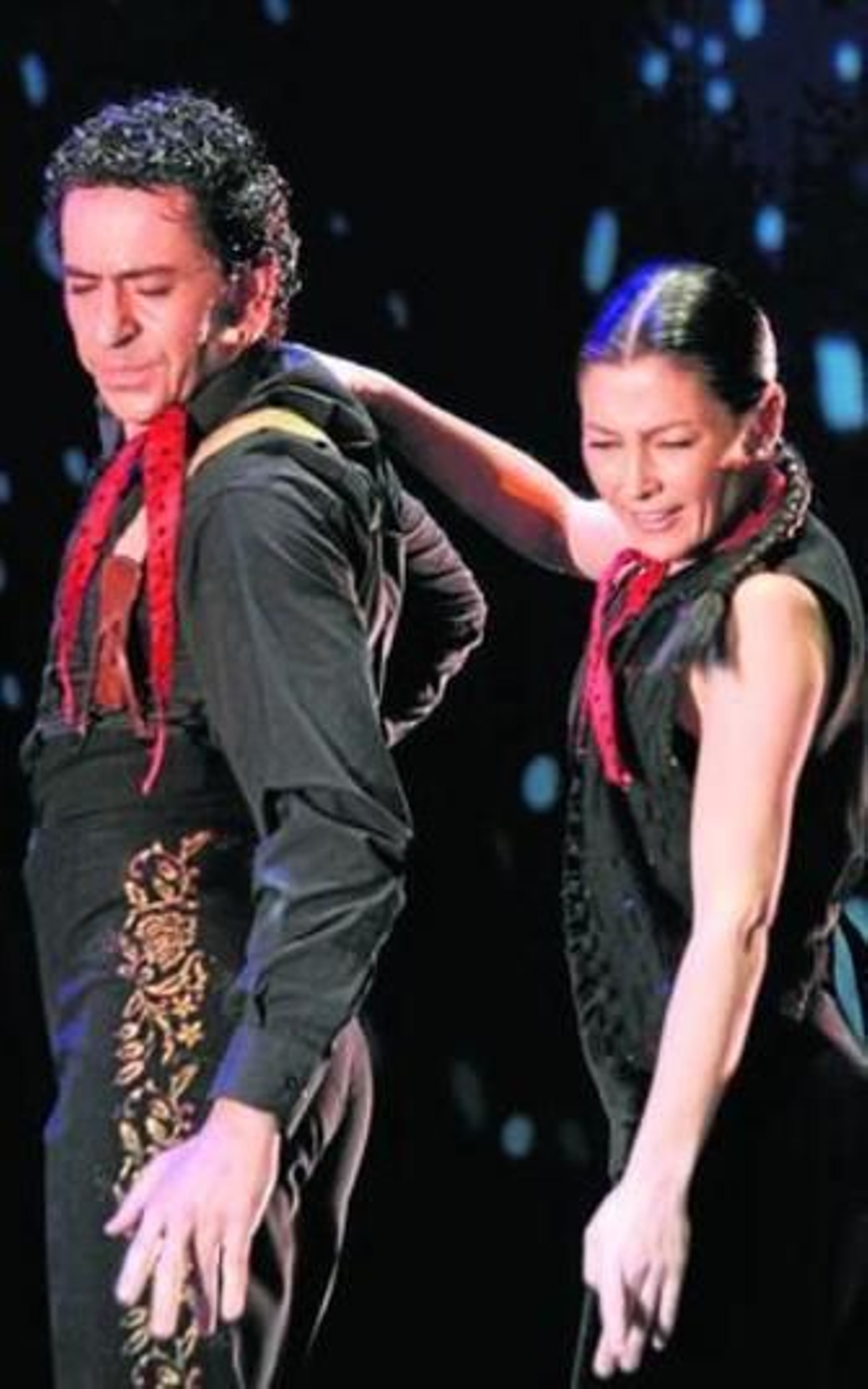 La gaditana, en un momento del montaje.