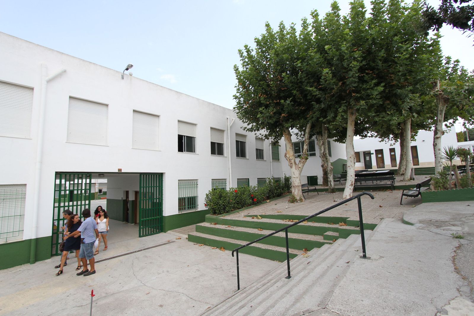 Instalaciones del colegio Los Pinos, en foto de archivo.