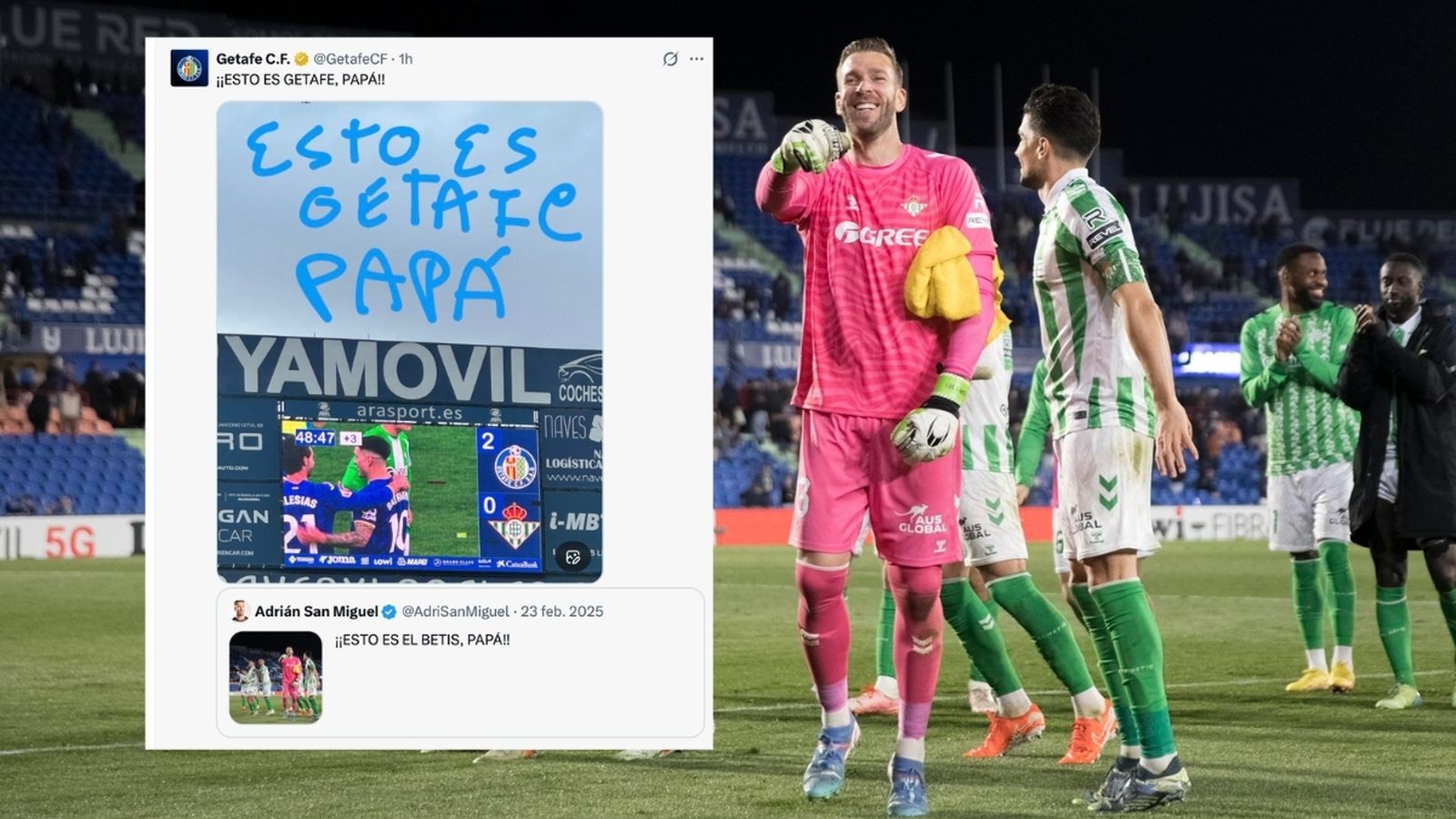Adrián San Miguel y el pique del Getafe con uno de sus tweets