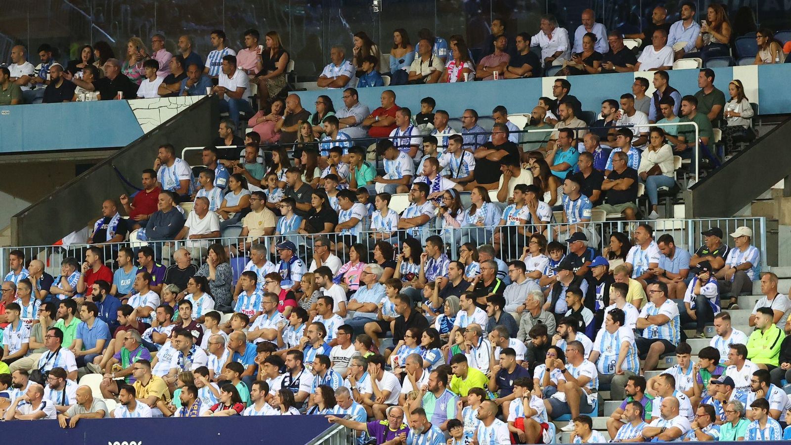 El Málaga CF - Elche, en fotos