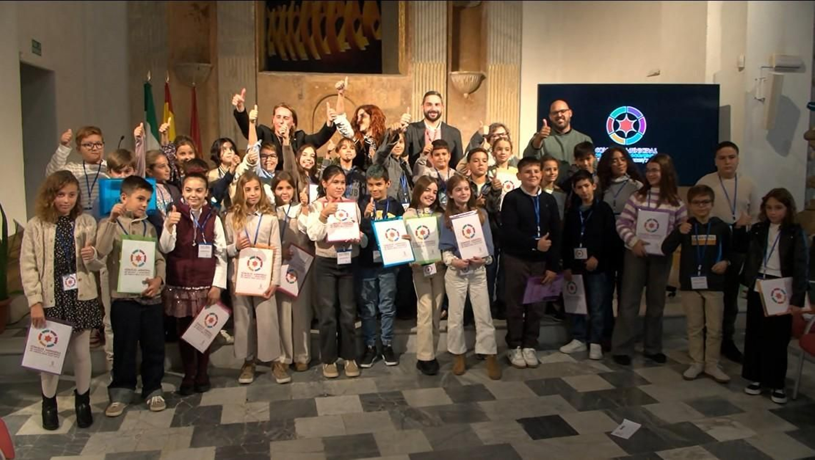Foto de familia del Consejo de la Infancia de Puerto Real