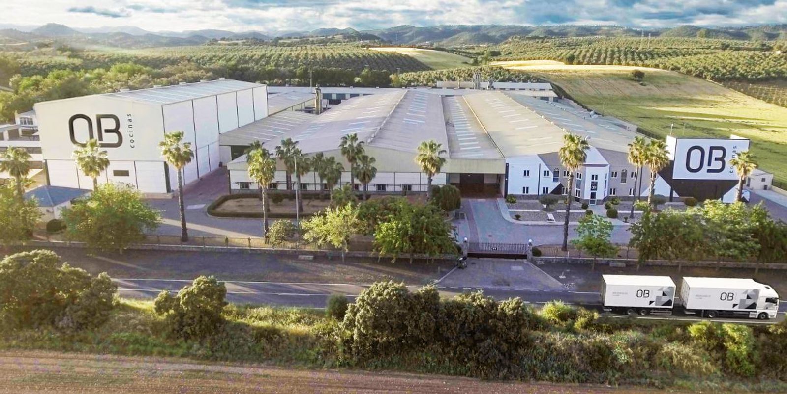 Fábrica de OB Cocinas en Villafranca de Córdoba.