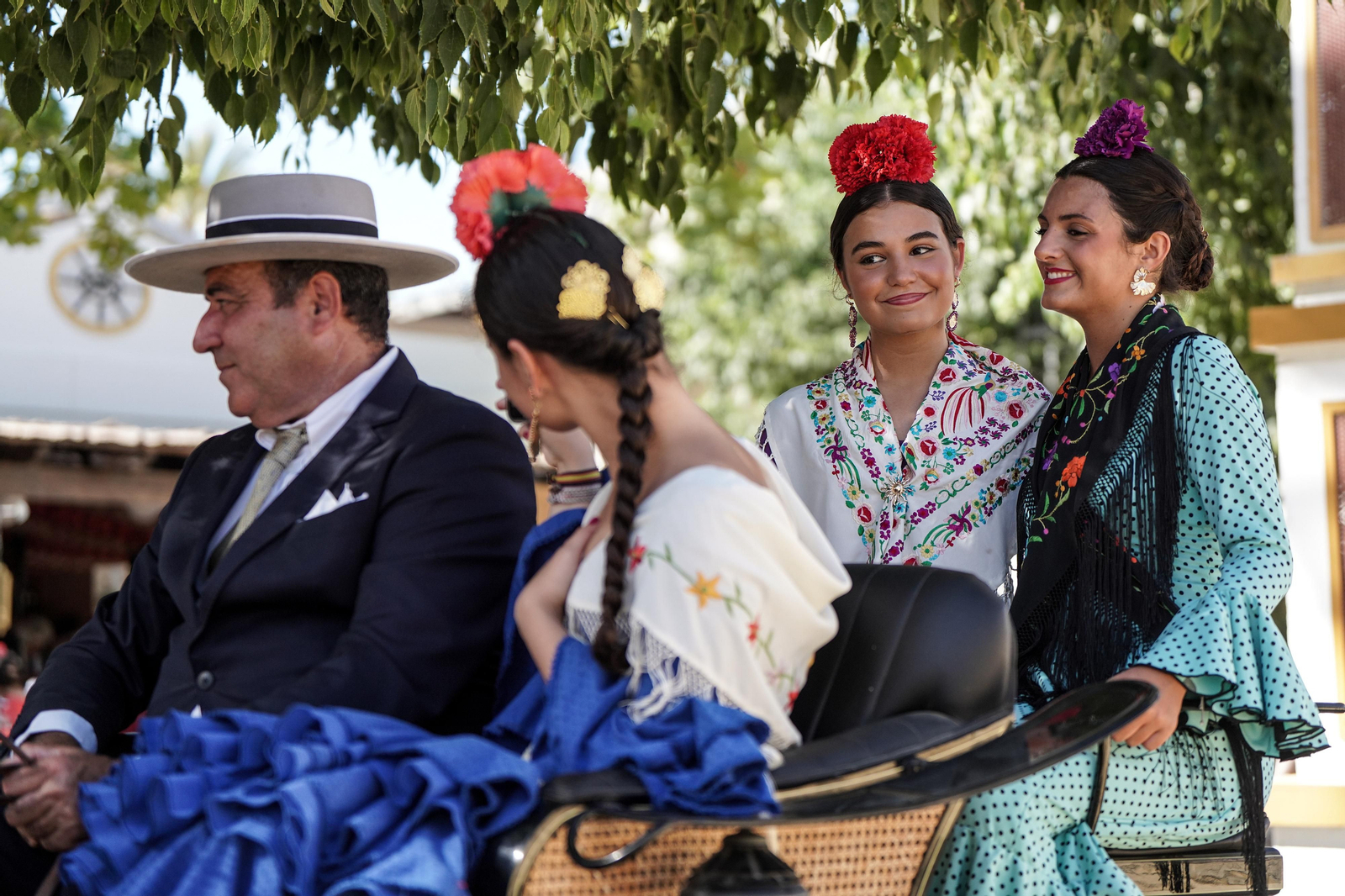 Imágenes del ambiente el martes en la Feria de Jerez 2024
