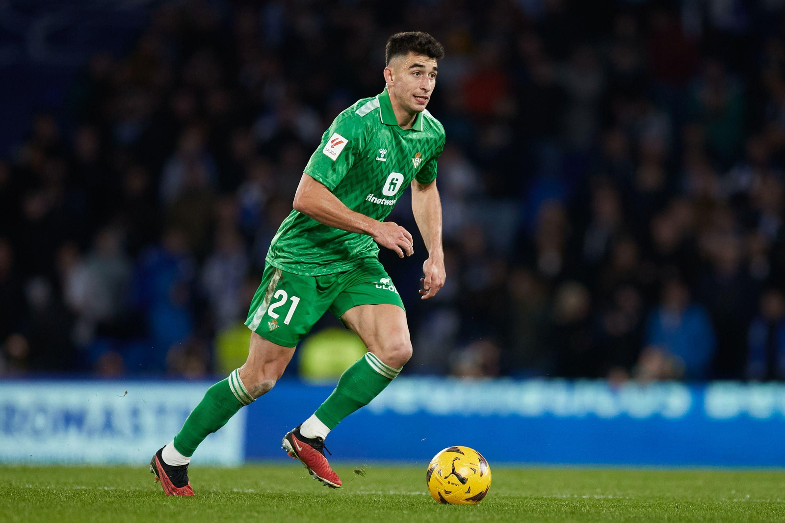 Marc Roca, en un momento del encuentro.