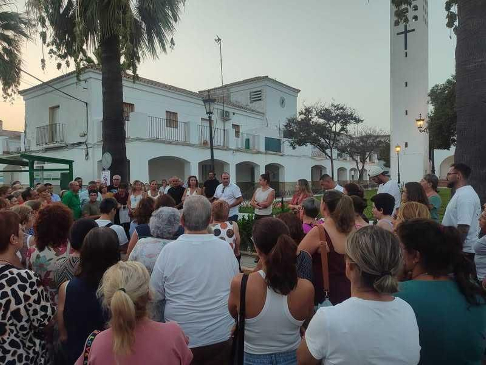 Vecinos de la barriada de El Coto de Bornos