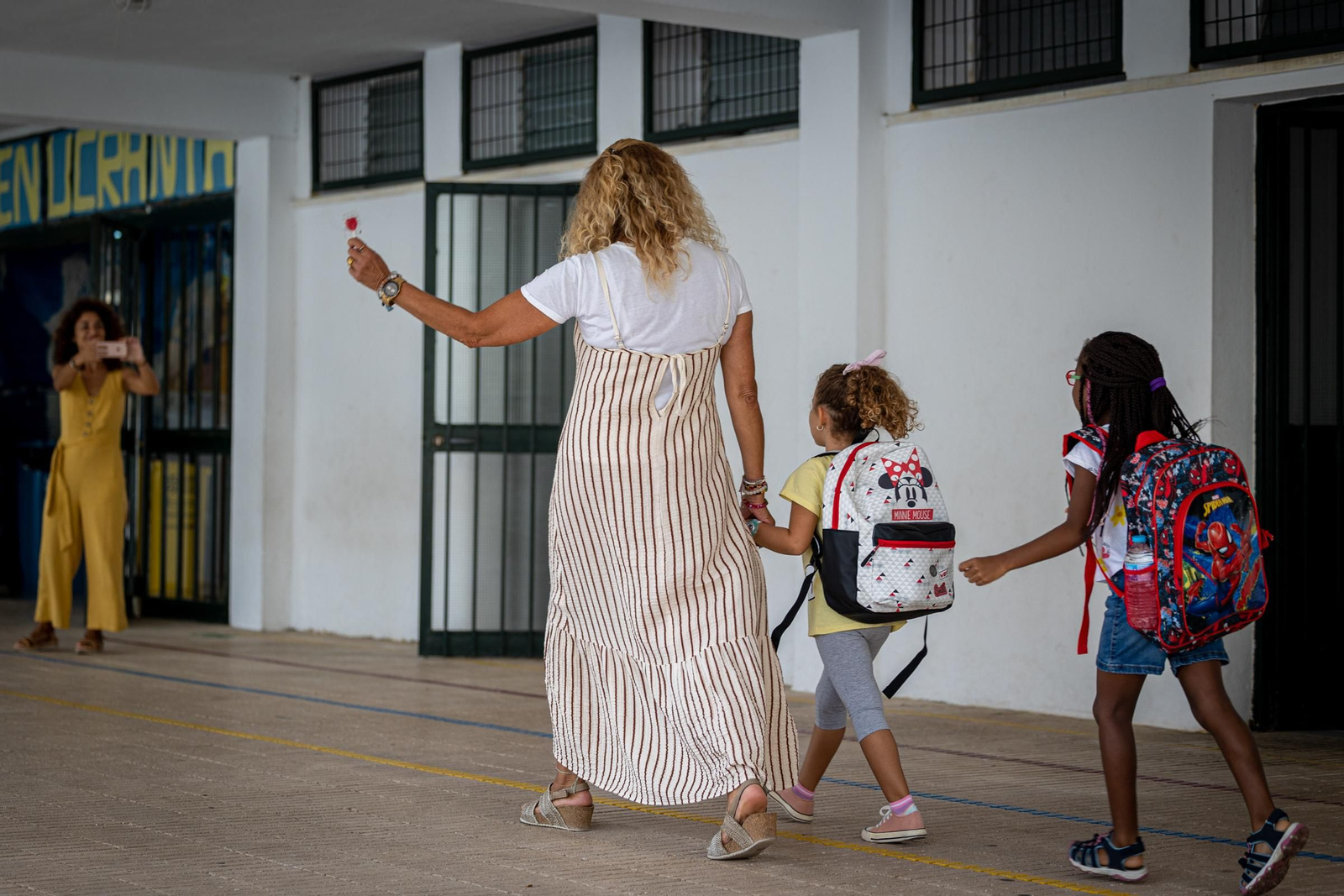Primer día de la vuelta al cole, en imágenes