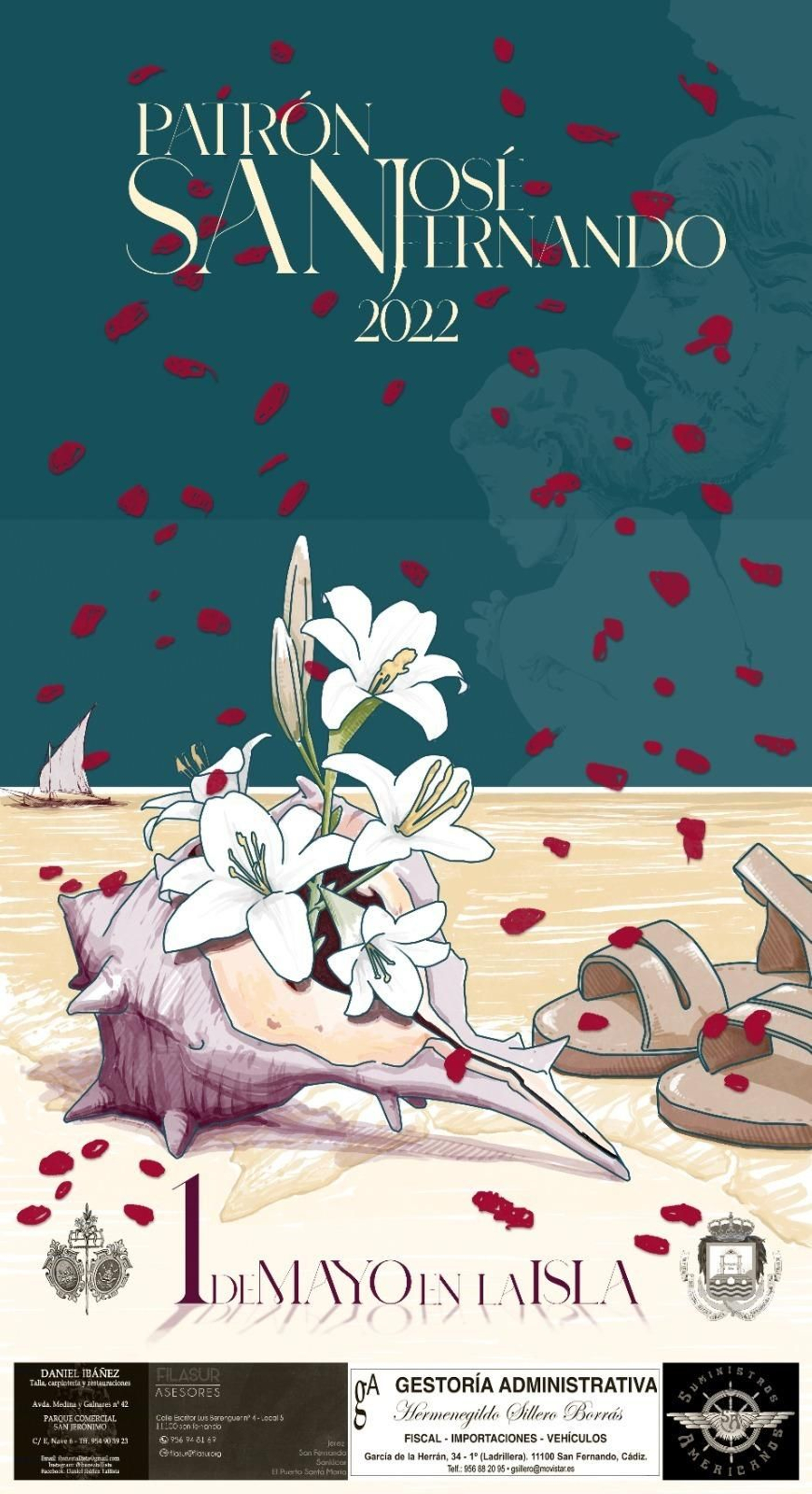 Cartel que anuncia el 1 de mayo  josefino.