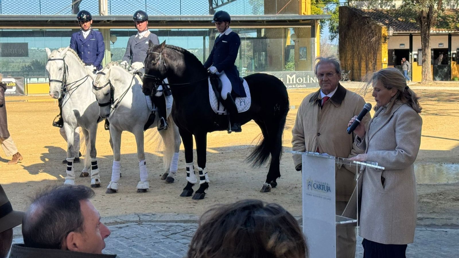 Judit Anda, junto a José Antonio Romero Haupold.