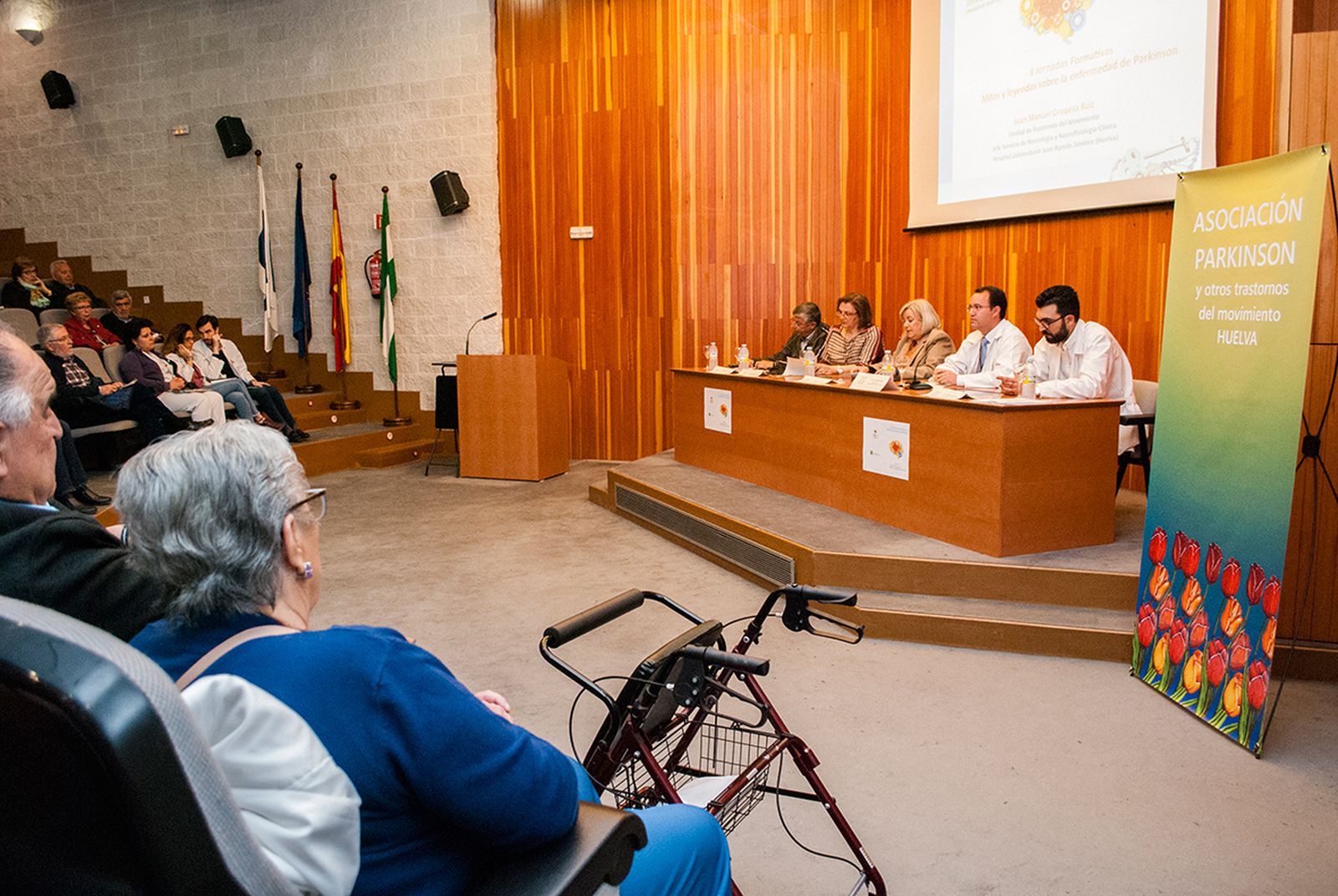 Acto del Día Mundial del Parkinson en el Juan Ramón Jiménez.